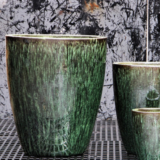 Forest Green Glazed Pottery