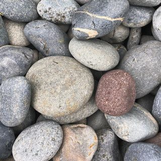 Mexican Beach Pebbles, 2"-3" (Per lb)