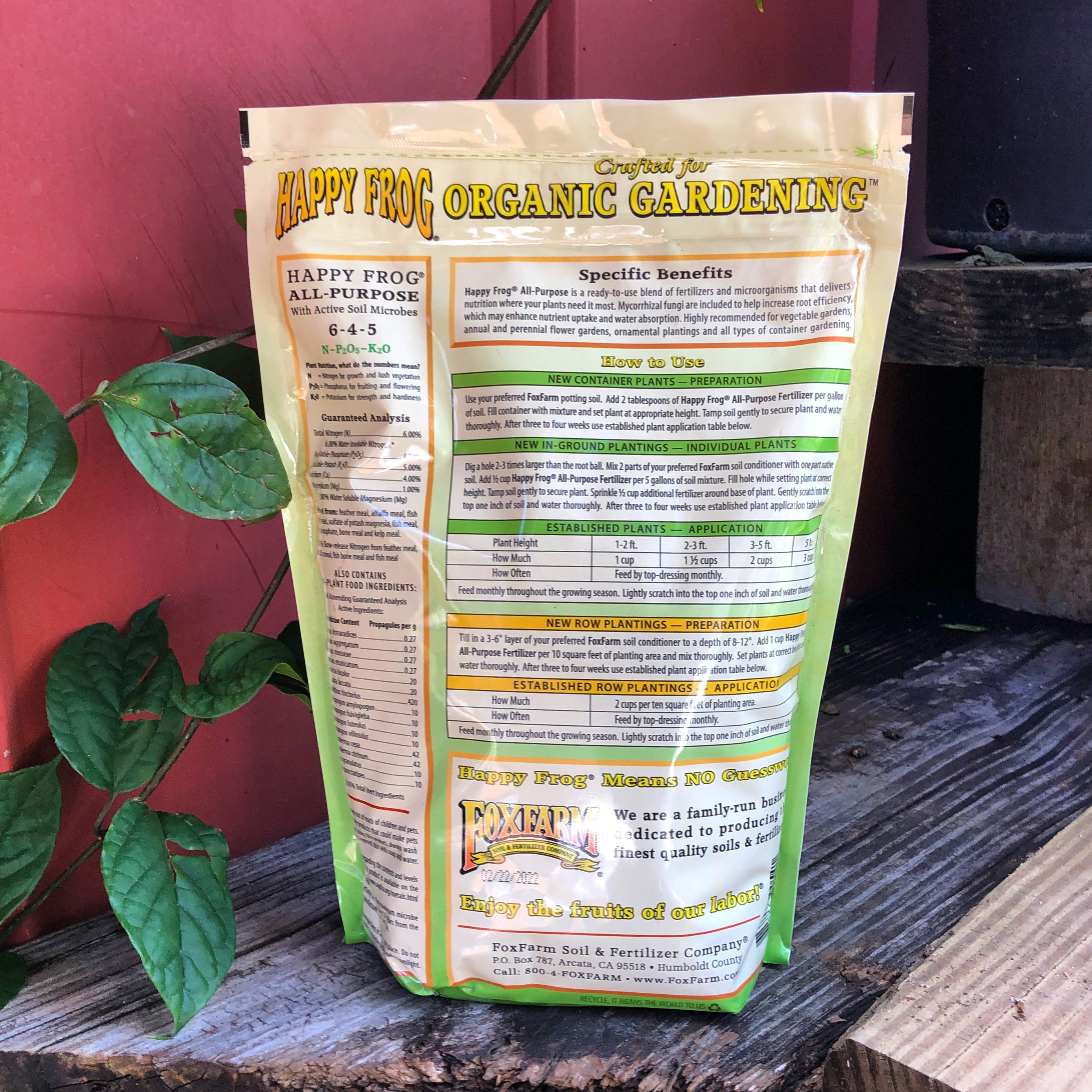 happy plant fertilizer Happy Frog® All Purpose Dry (4 lb) – Panhandle Palm & Rock