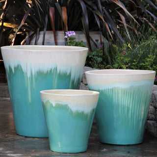 Seafoam Green Pottery - Tapered
