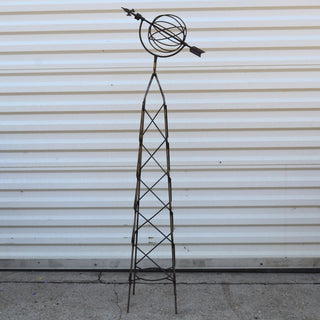 Square Topiary with Armillary