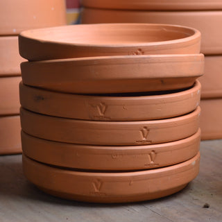 Natural Round Saucer