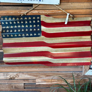 USA Metal Flag