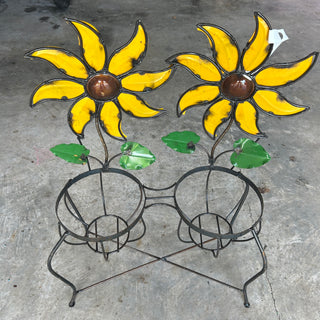 Double Sunflower Planter