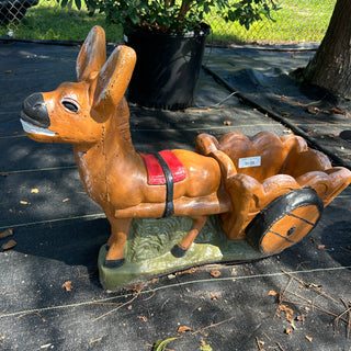 Donkey w/ Cart Planter