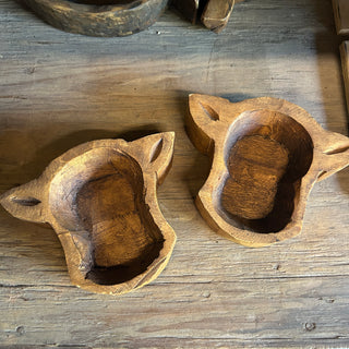 Natural Cow Wood Bowl