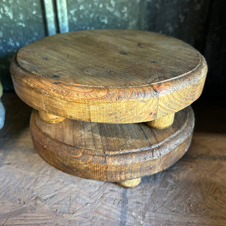 Natural Round Wood Stand