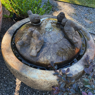 Gathering Birds Bubbler Fountain